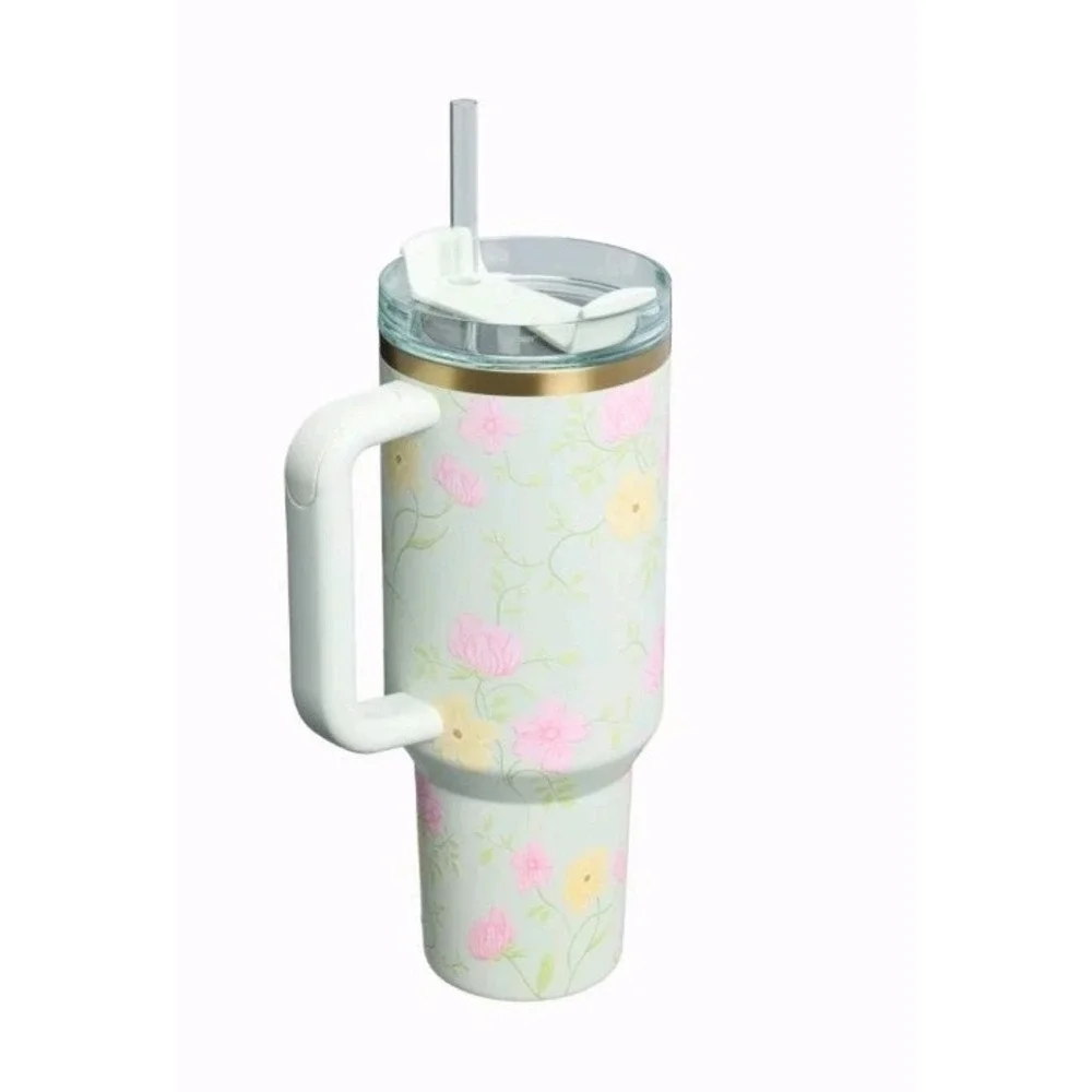 Stanley Easter Quencher H2.0 Flowstate  Tumbler "SPRING BLOSSOM" 40OZ Flowers - Picture 2 of 3